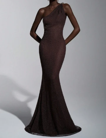 Rochie lunga SHEIN, maro