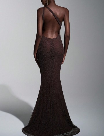 Rochie lunga SHEIN, maro