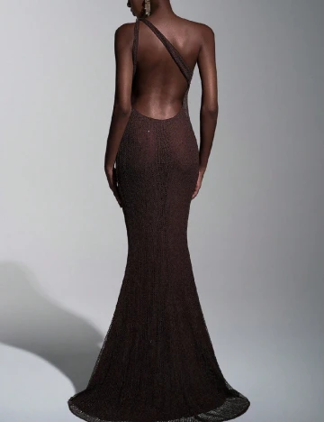 Rochie lunga SHEIN, maro