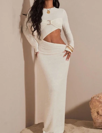 Rochie lunga SHEIN, ecru