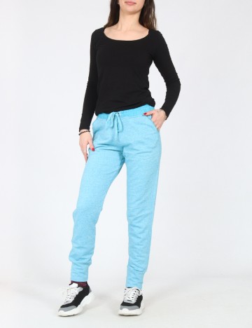 
						Pantaloni Bershka, albastru