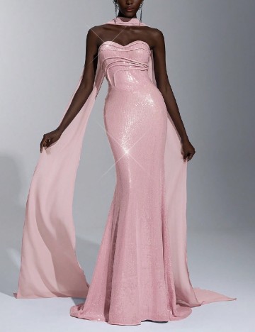 
						Rochie lunga SHEIN, roz