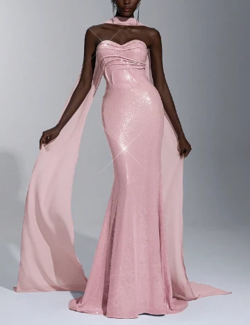 Rochie lunga SHEIN, roz