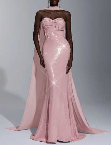 Rochie lunga SHEIN, roz