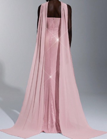 Rochie lunga SHEIN, roz