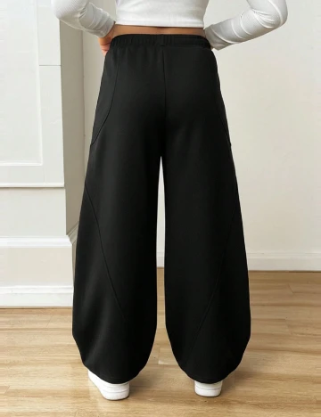 Pantaloni Shein Kids, negru