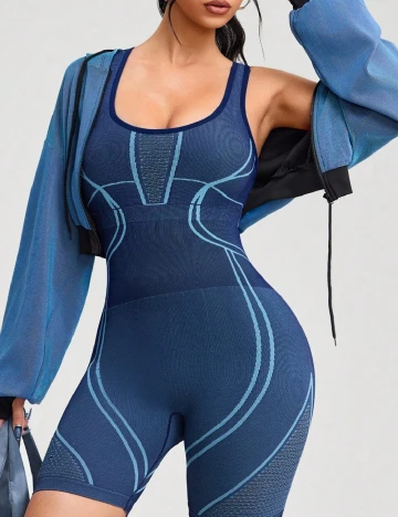 Salopeta SHEIN, albastru