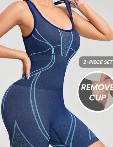 Salopeta SHEIN, albastru