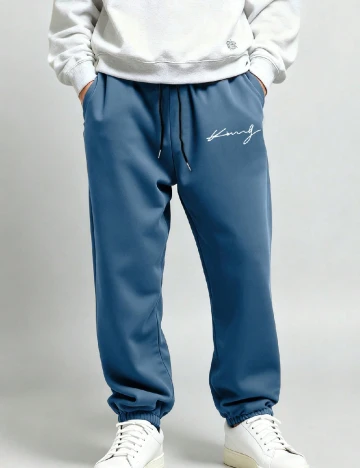 Pantaloni SHEIN, albastru