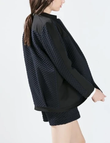 Jacheta Zara, bleumarin/negru