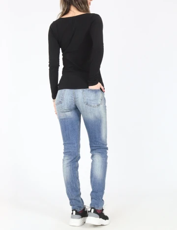 Blugi Bershka, albastru