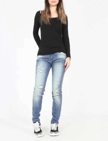 Blugi Bershka, albastru