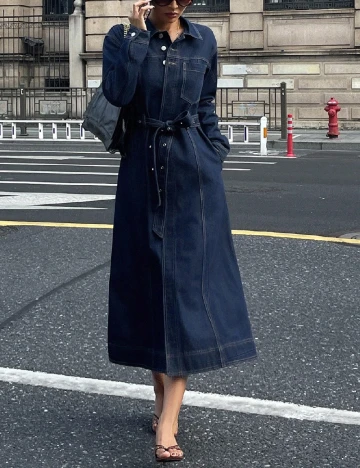 Rochie lunga SHEIN, bleumarin