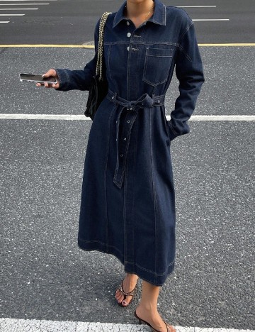 Rochie lunga SHEIN, bleumarin