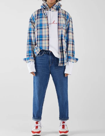 Camasa Bershka, mix culori