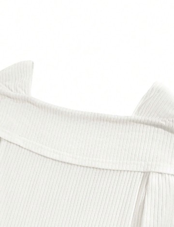 Rochie medie SHEIN, alb