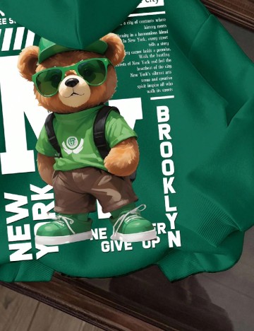 Hanorac Shein Kids, verde