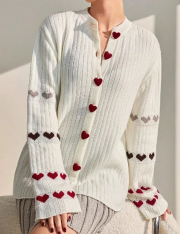 Cardigan SHEIN, ecru