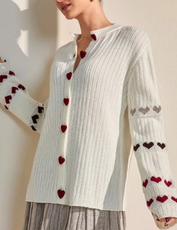 Cardigan SHEIN, ecru