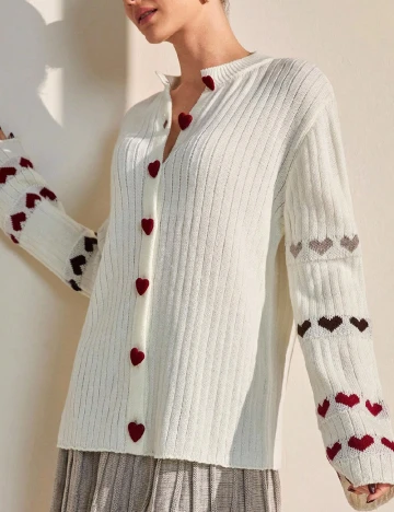 Cardigan SHEIN, ecru