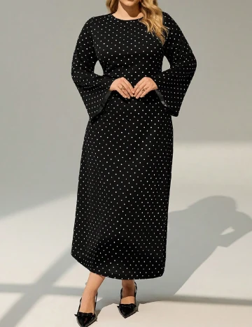 Rochie medie SHEIN CURVE, negru