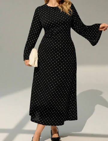 Rochie medie SHEIN CURVE, negru