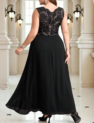 Rochie lunga SHEIN CURVE, negru