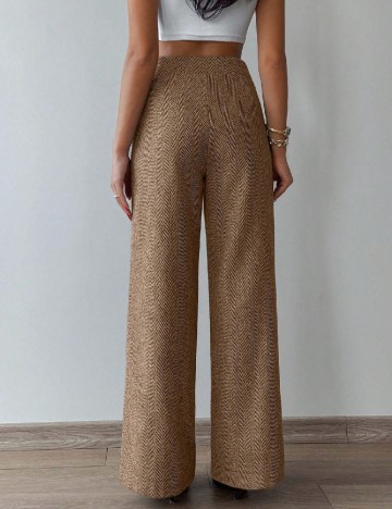 Pantaloni SHEIN, maro