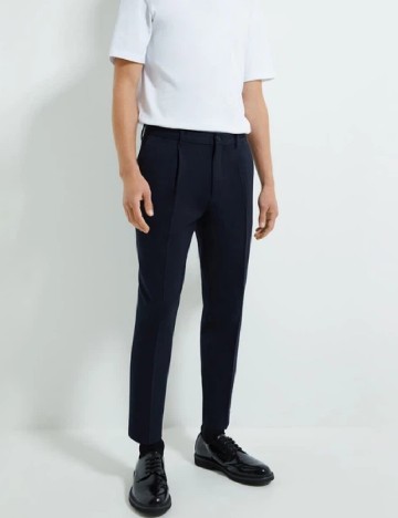 
						Pantaloni Zara, bleumarin
