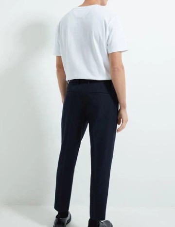 Pantaloni Zara, bleumarin