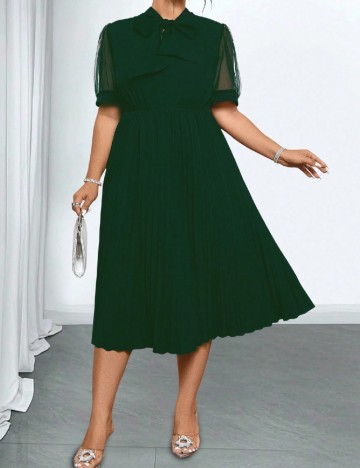 Rochie medie SHEIN CURVE, verde
