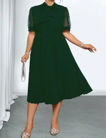 Rochie medie SHEIN CURVE, verde