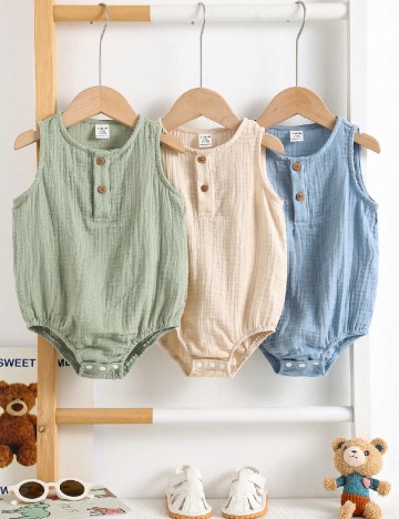 Set body 3 bucati Shein Kids, mix culori