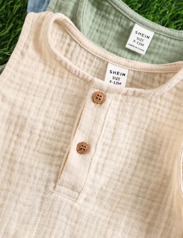 Set body 3 bucati Shein Kids, mix culori