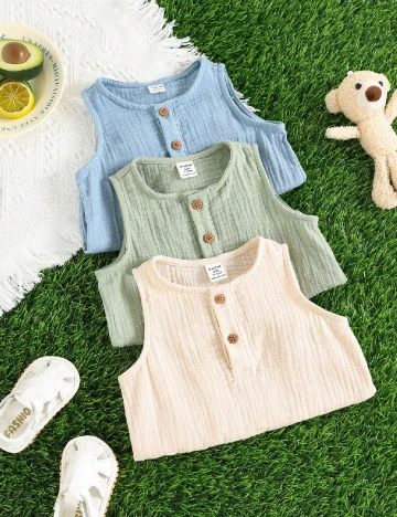 Set body 3 bucati Shein Kids, mix culori