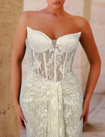 Rochie lunga SHEIN, bej