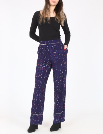 Pantaloni Zara, bleumarin