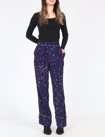 Pantaloni Zara, bleumarin