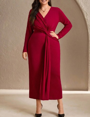 Rochie lunga SHEIN CURVE, rosu