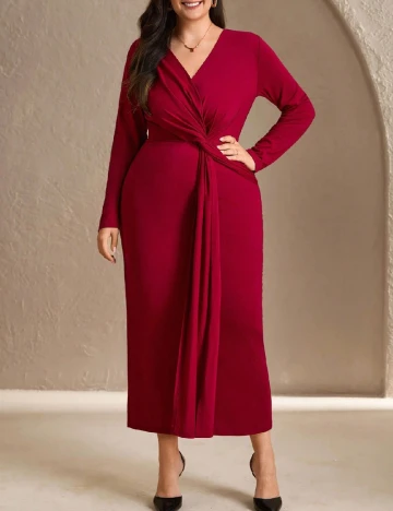 Rochie lunga SHEIN CURVE, rosu