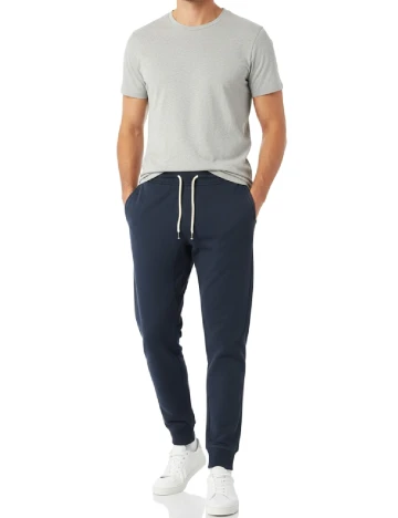 Pantaloni Pull&Bear, bleumarin