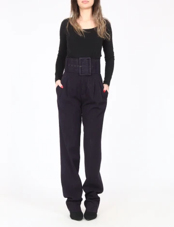 Pantaloni Zara, bleumarin