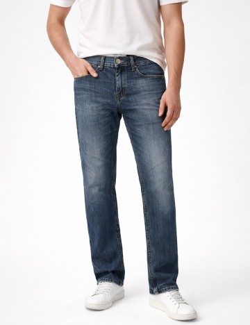 
						Blugi Pull&Bear, albastru