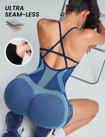 Salopeta SHEIN, albastru