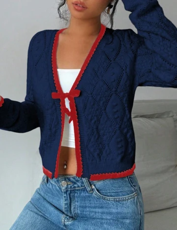 Cardigan SHEIN, bleumarin