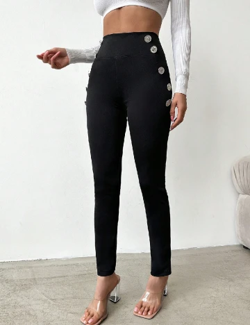 Pantaloni SHEIN, negru