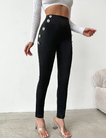 Pantaloni SHEIN, negru