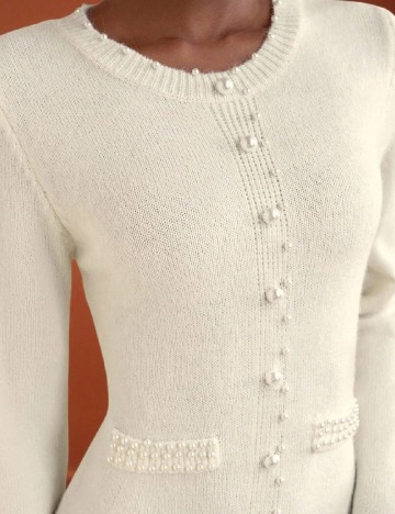 Rochie lunga SHEIN, ecru