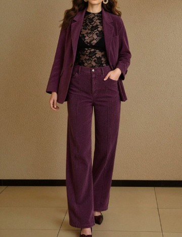 
						Pantaloni SHEIN, mov