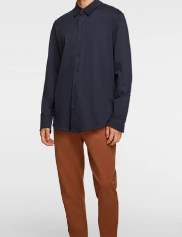 
						Camasa Zara, bleumarin